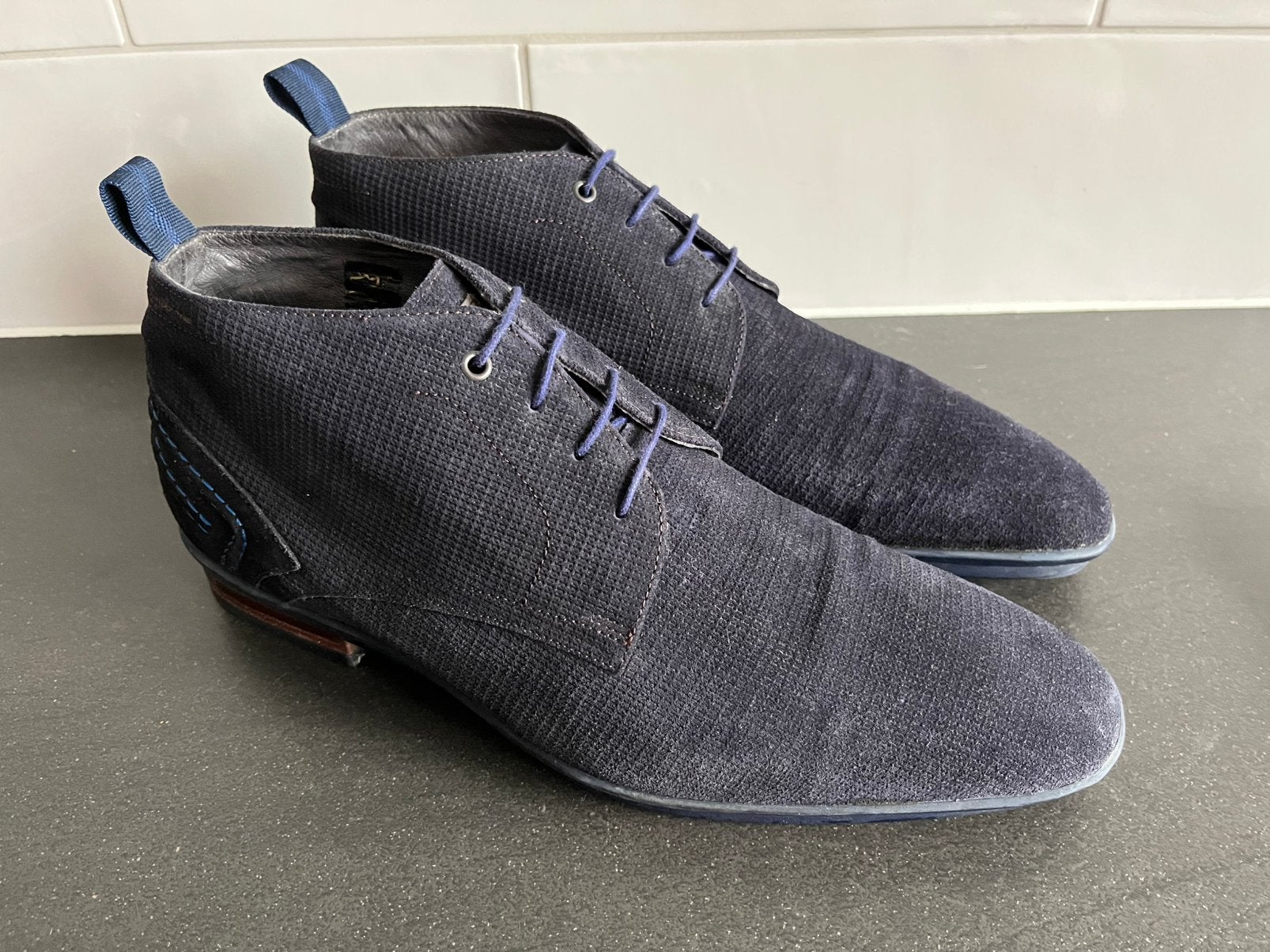 Floris van Bommel herenschoenen maat 10.5 / 45 H, Kleding | Heren, Blauw, Ophalen of Verzenden, Zo goed als nieuw, Veterschoenen