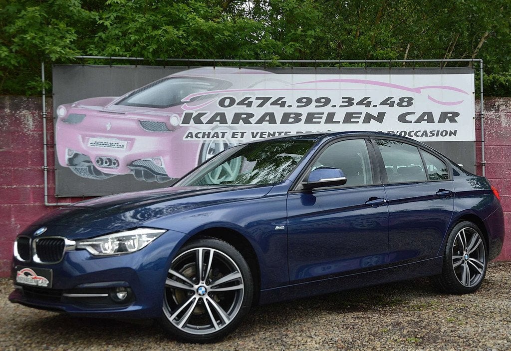 BMW 3 Serie 318 318d Sport BOITE AUTO NAV SENS AV/AR CLIM 72, Auto's, BMW, Stof, 4 cilinders, Bedrijf, 5 deurs