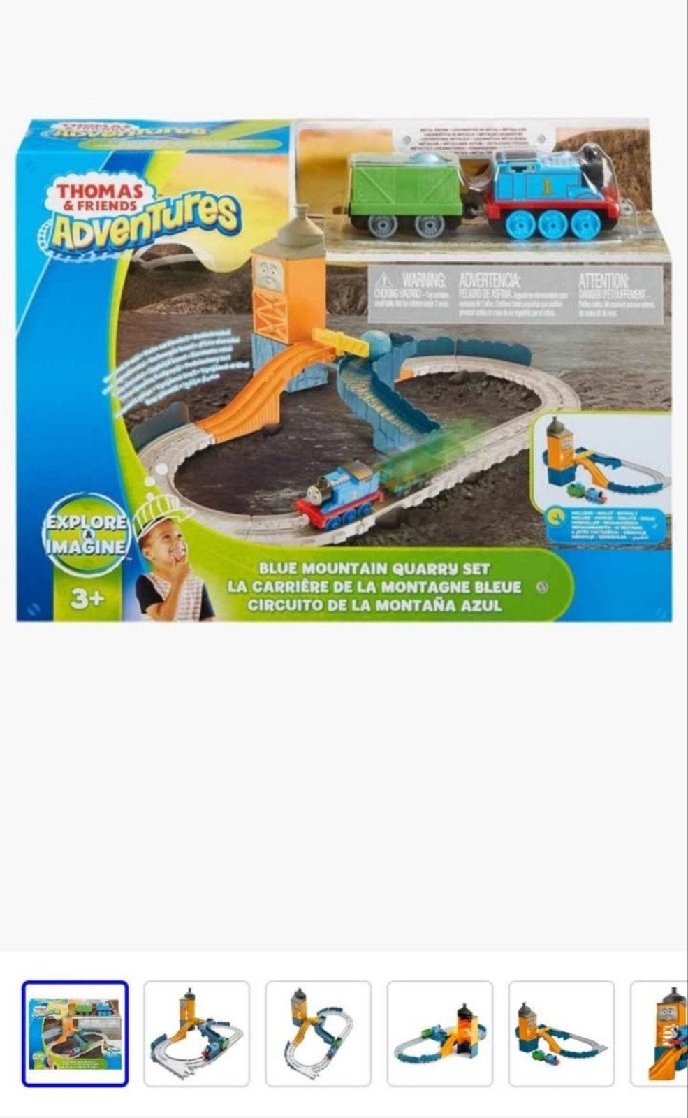 Thomas de Trein Adventures Blue Mountain Quarry Set, Enfants & Bébés, Jouets | Thomas le petit Train, Enlèvement