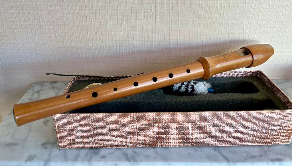 Houten blokfluit, Muziek en Instrumenten, Ophalen, Gebruikt