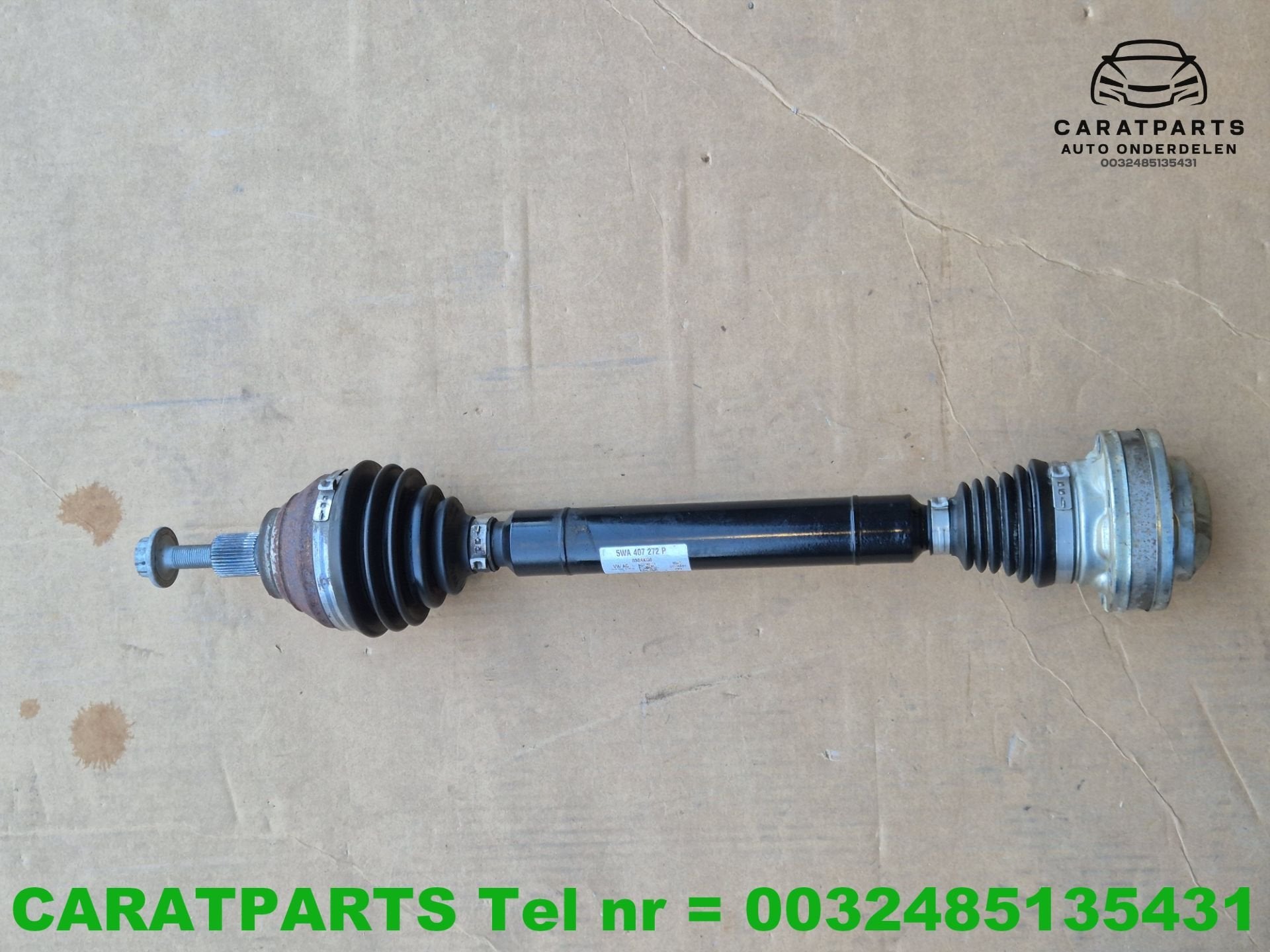 5WA407272P Cupra Formentor aandrijfas Formentor cardan, Gebruikt, Autovia A-2, Km 585 585
08760  Martorell, ES, SEAT S.A., Customercare@seat.es