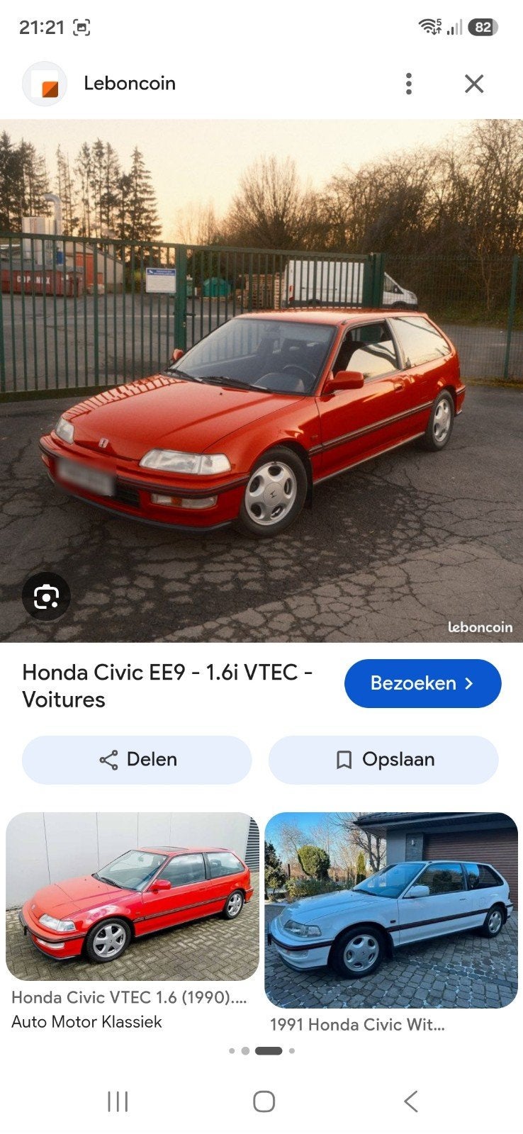 gezocht ik zoek een civic vtec eeg met werk aan, Auto's, Particulier, Te koop, Civic