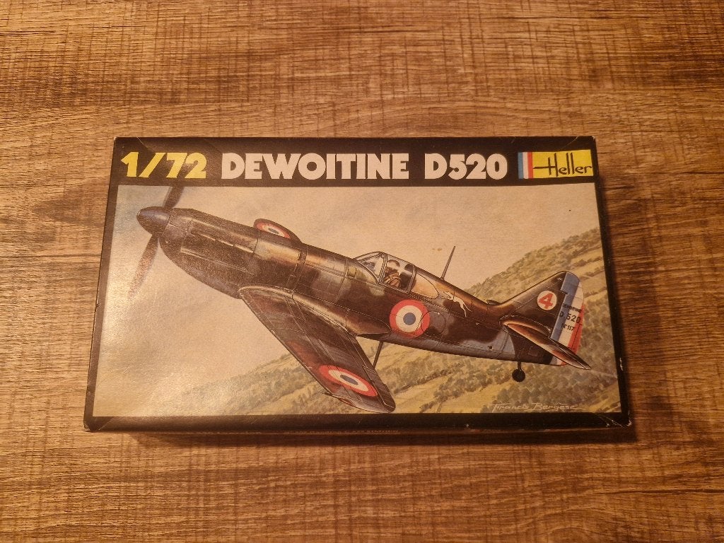 Heller 1/72 Dewoitine D520, 1:72 tot 1:144, Nieuw, Ophalen of Verzenden, Vliegtuig