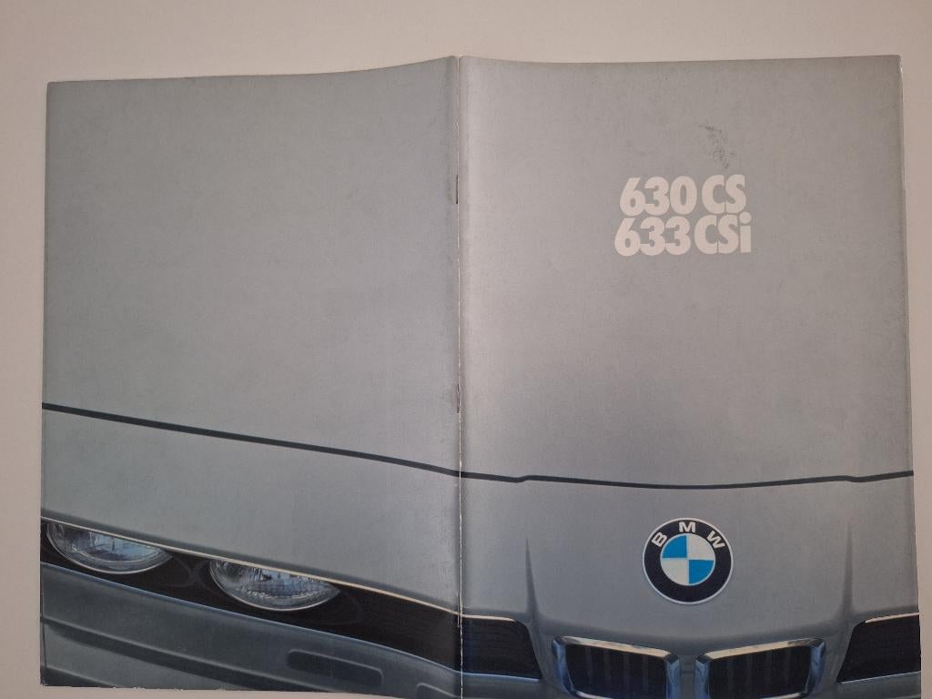 BMW 630 633 csi 1977 brochure 44 pages, Boeken, Auto's | Folders en Tijdschriften, Ophalen of Verzenden, Gelezen, BMW
