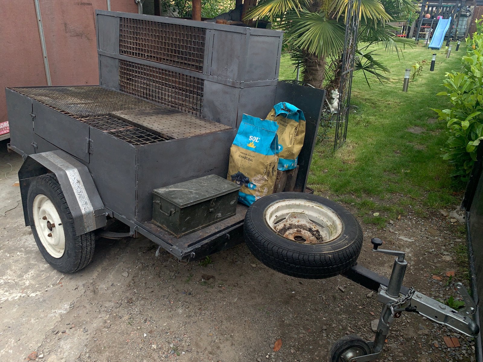 Location remorque barbecue pour événement, Enlèvement ou Envoi, Comme neuf