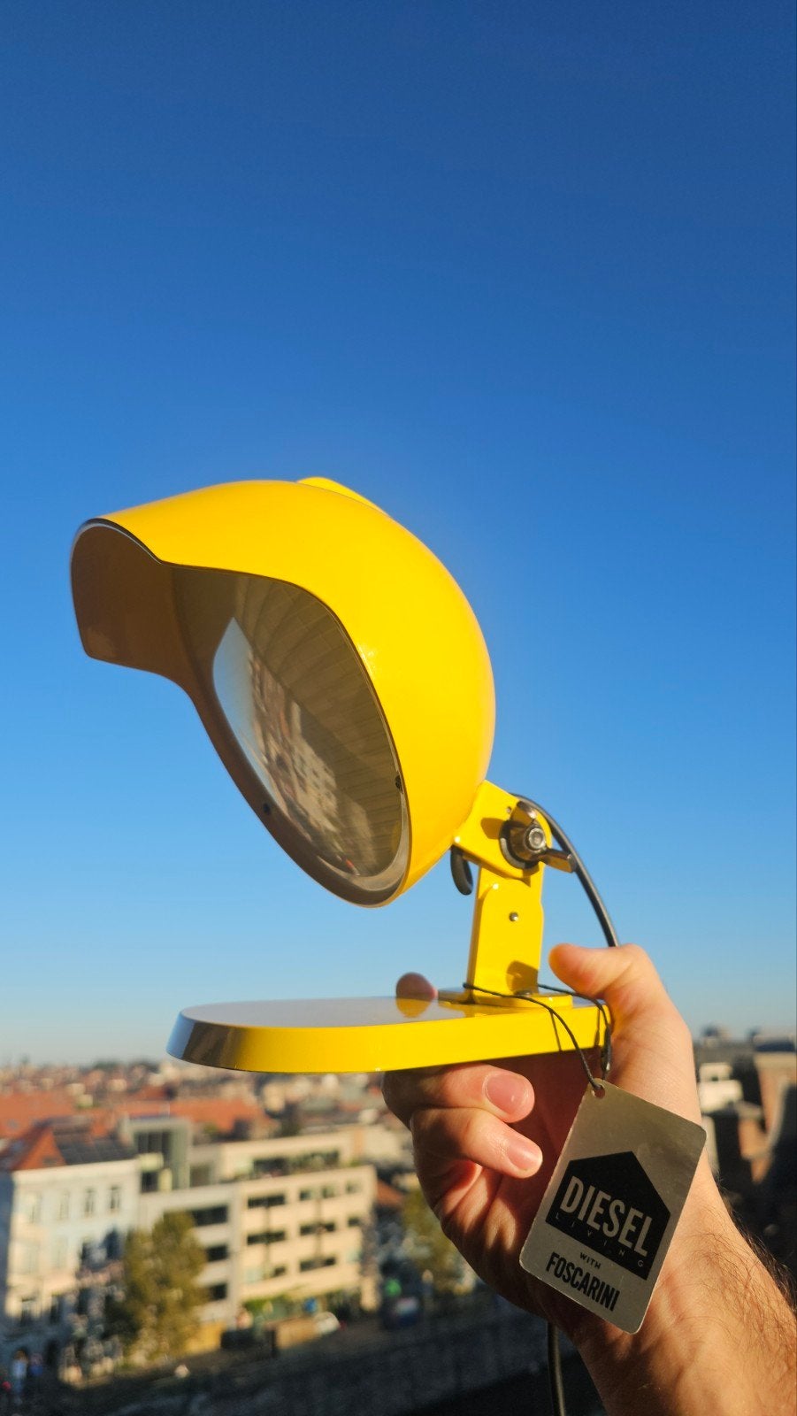 Duii mini feat Foscarini Diesel collector Jaune, Neuf, Osram, Enlèvement ou Envoi, Industriel