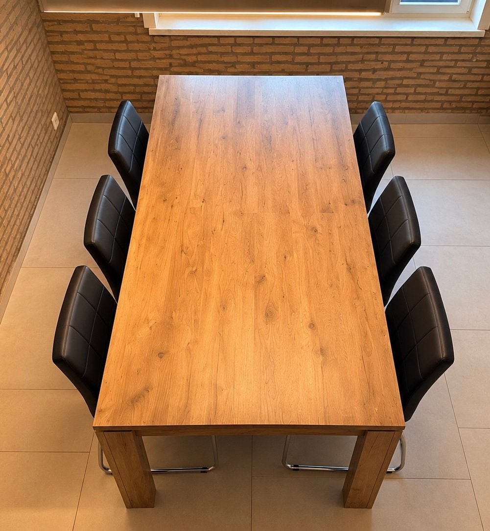 Eetkamer set tafel met 6stoelen en dressoir, Enlèvement, Comme neuf