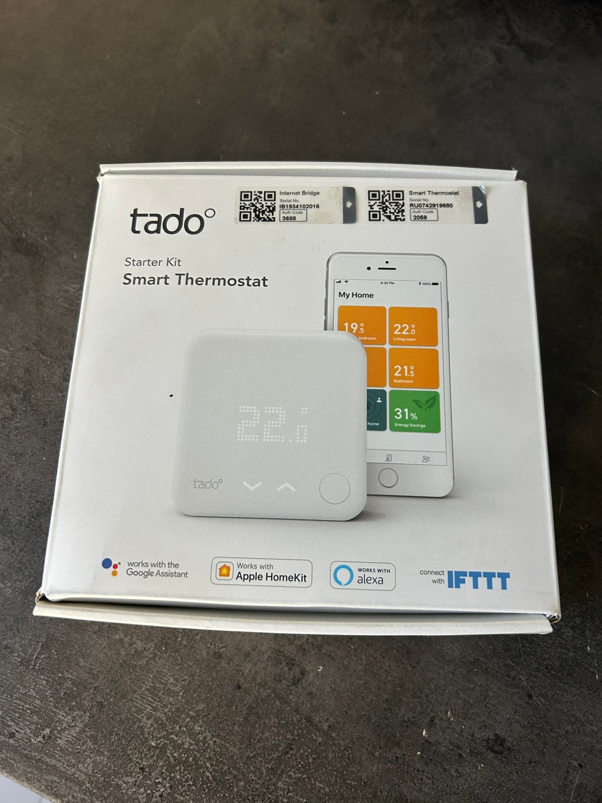 Tado Smart thermostat V3+, Bricolage & Construction, Enlèvement, Utilisé