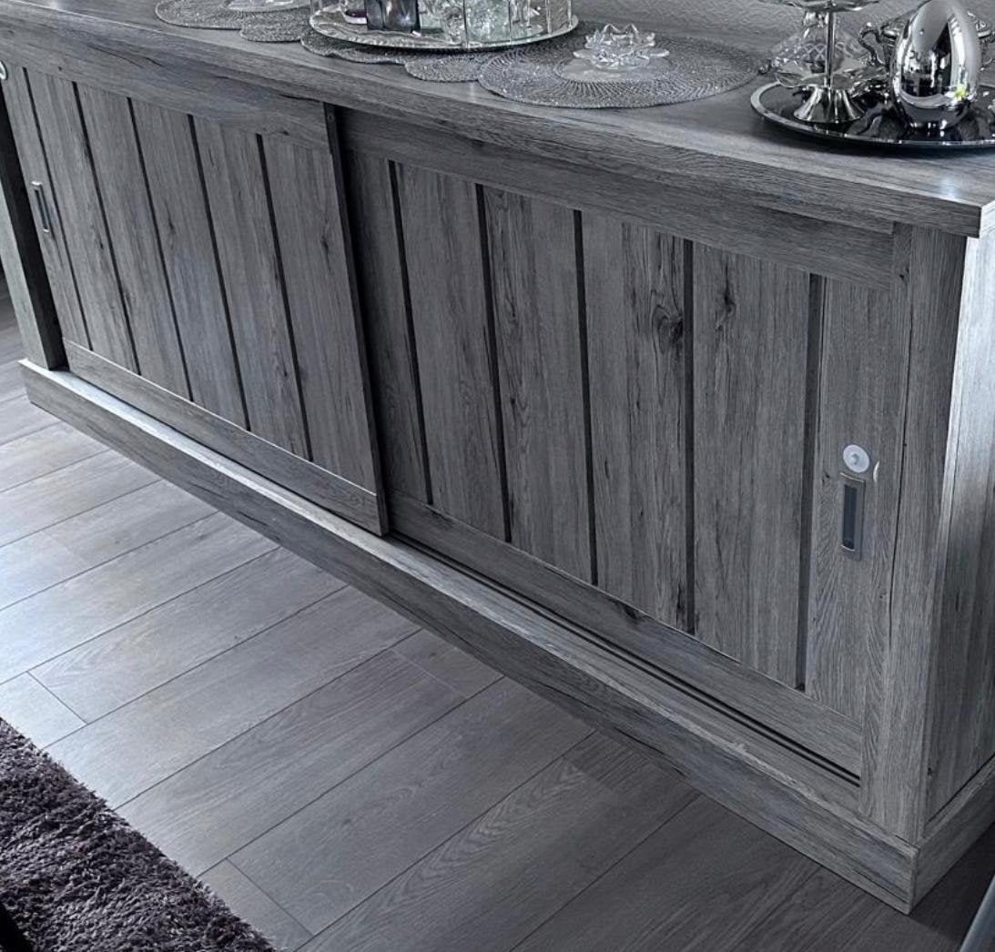 Dressoir en eettafel, Huis en Inrichting, Ophalen, 150 tot 200 cm, Overige houtsoorten, Gebruikt