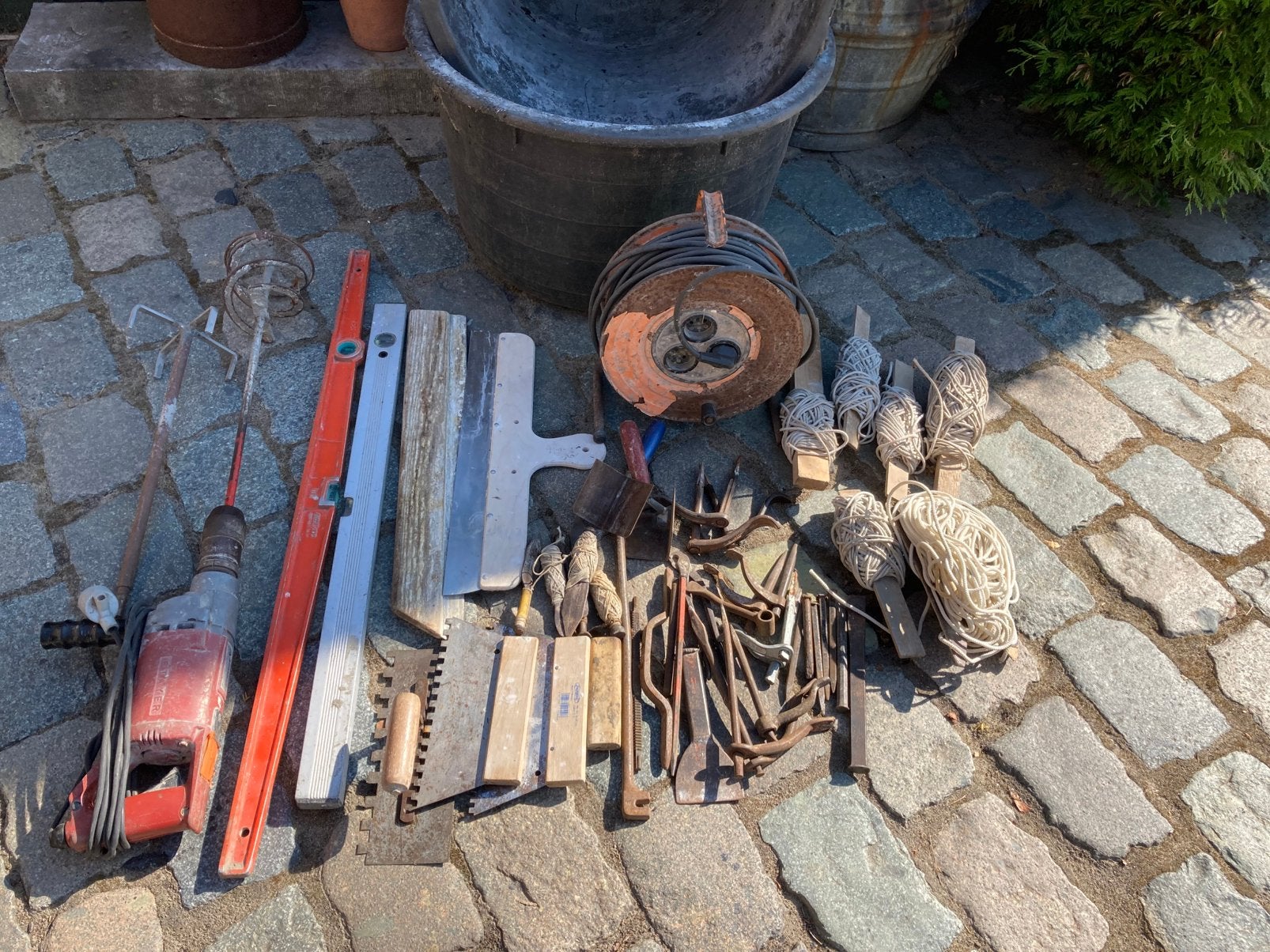 Gereedschap, Ophalen, Gebruikt