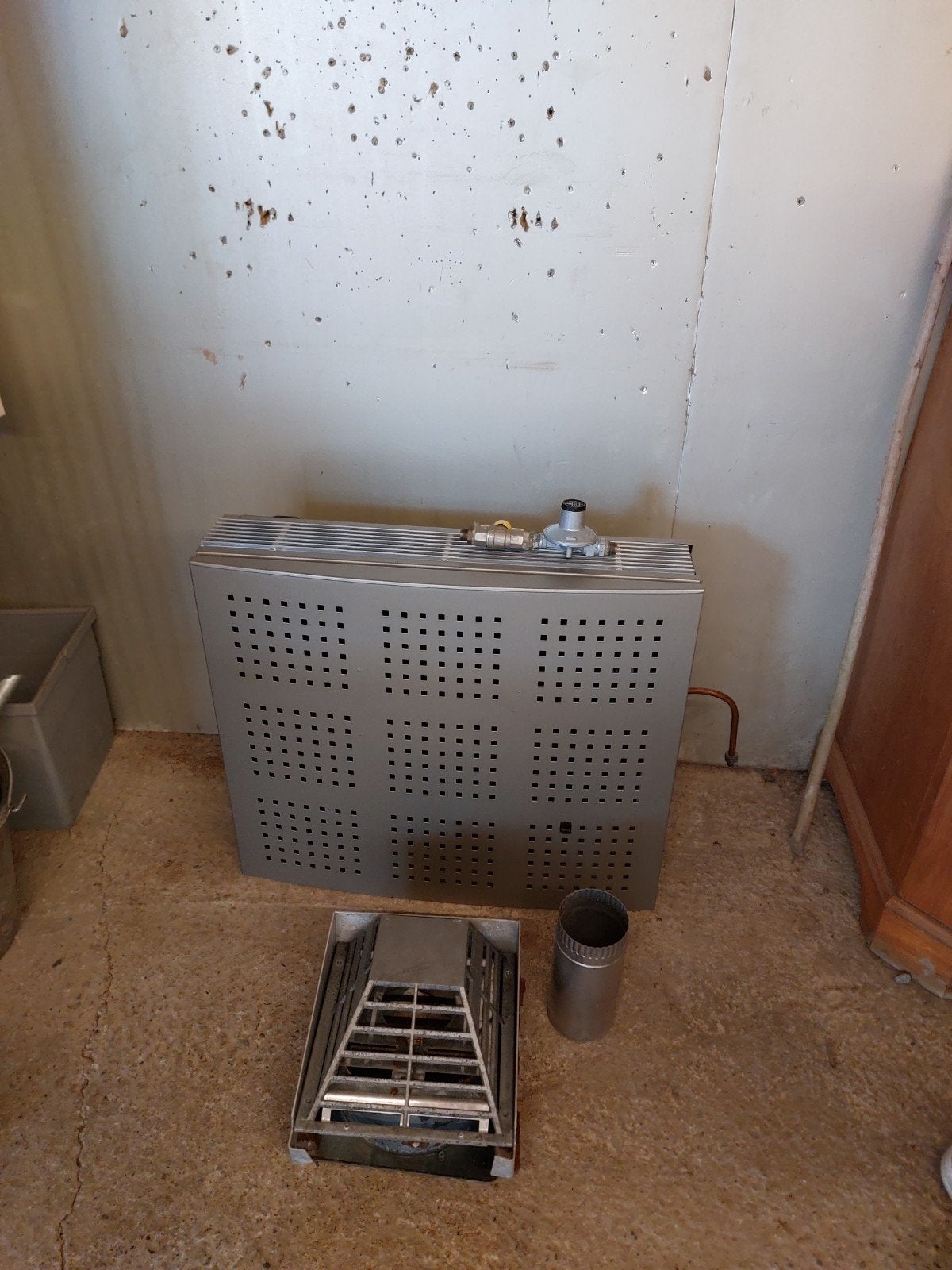 verwarming propaan, Huis en Inrichting, Kachels, Ophalen, Gebruikt, Gas, Vrijstaand