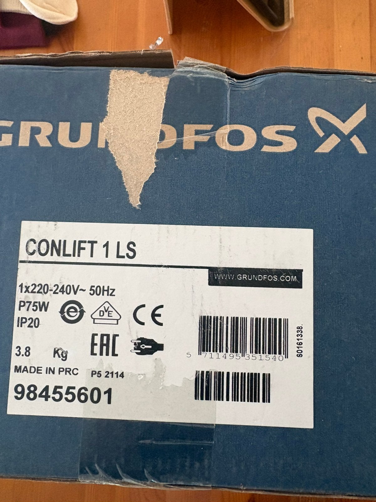 Condensaatpomp Grundfos ls1, Enlèvement, Neuf