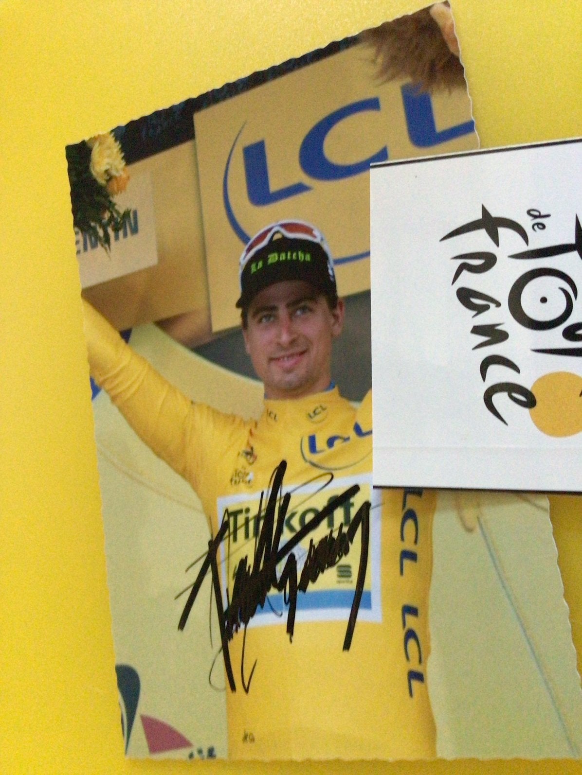 Wielerkaart tour de france  peter sagan signe, Envoi