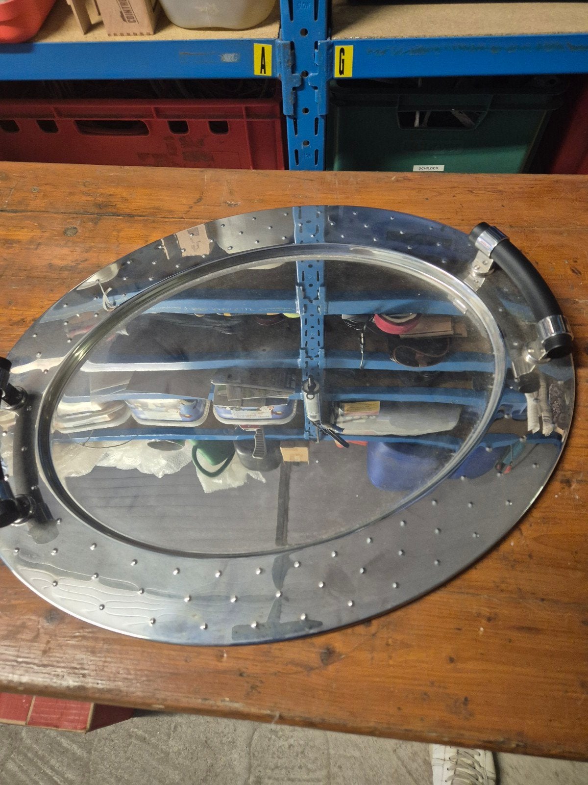 Dienblad inox, Ophalen of Verzenden, Dienblad