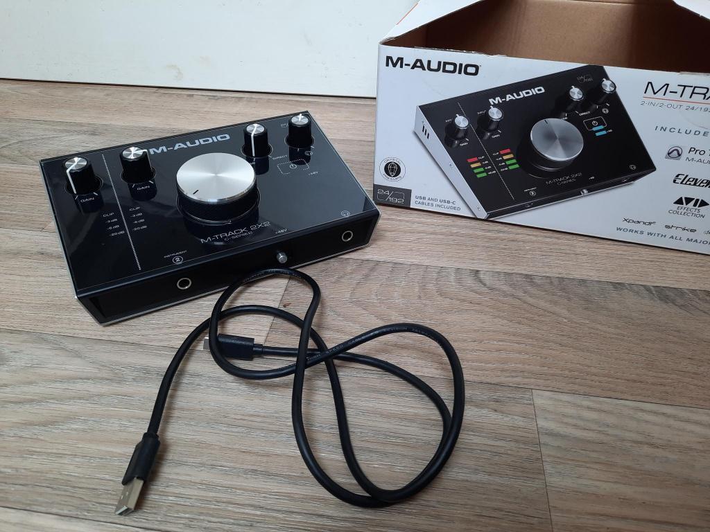 M-Audio M-Track 2x2 C-series (€99 new), Verzenden, Zo goed als nieuw, Audio