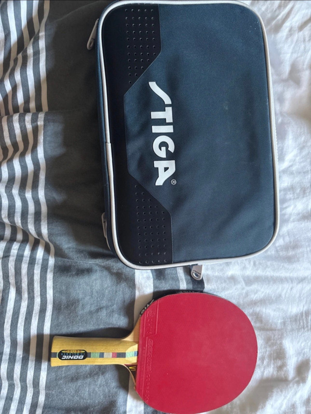 Stiga DONNIC J.O. WALDNER SENSO tafeltennisracket, Sport en Fitness, Tafeltennis, Ophalen, Nieuw, Tafel Indoor, Wedstrijdformaat
