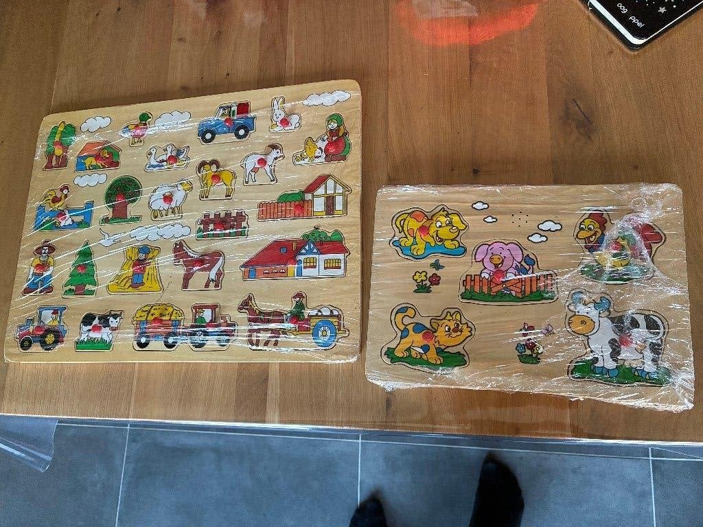 houten puzzels kind, Ophalen of Verzenden, Gebruikt