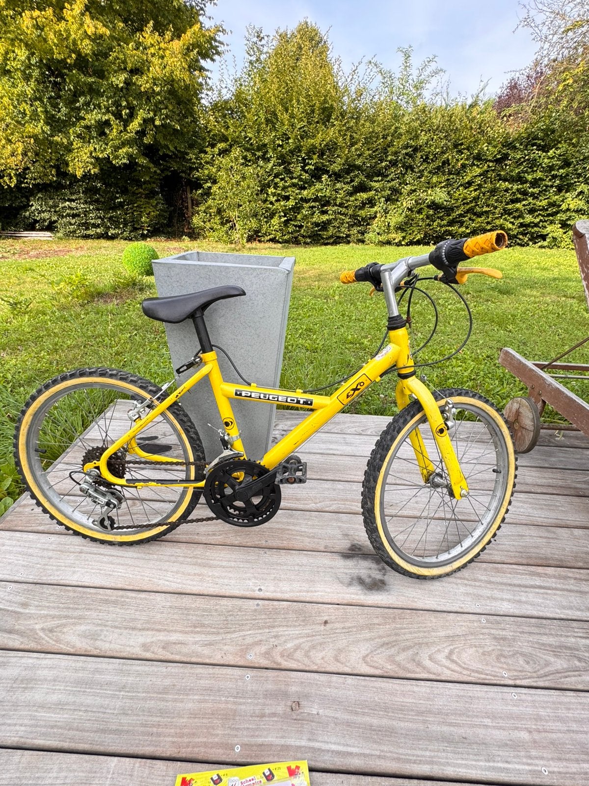 Titre : Vélo enfant Peugeot EXO vintage / VTT – jaune, Enlèvement, Comme neuf