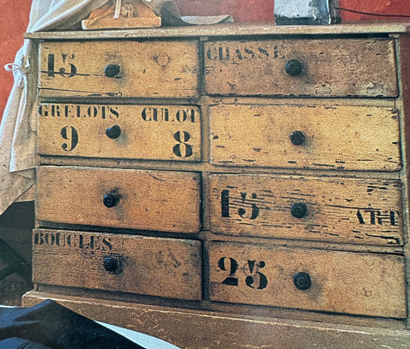 Boîtes de château en bois originales de Bordeaux, Enlèvement, Utilisé
