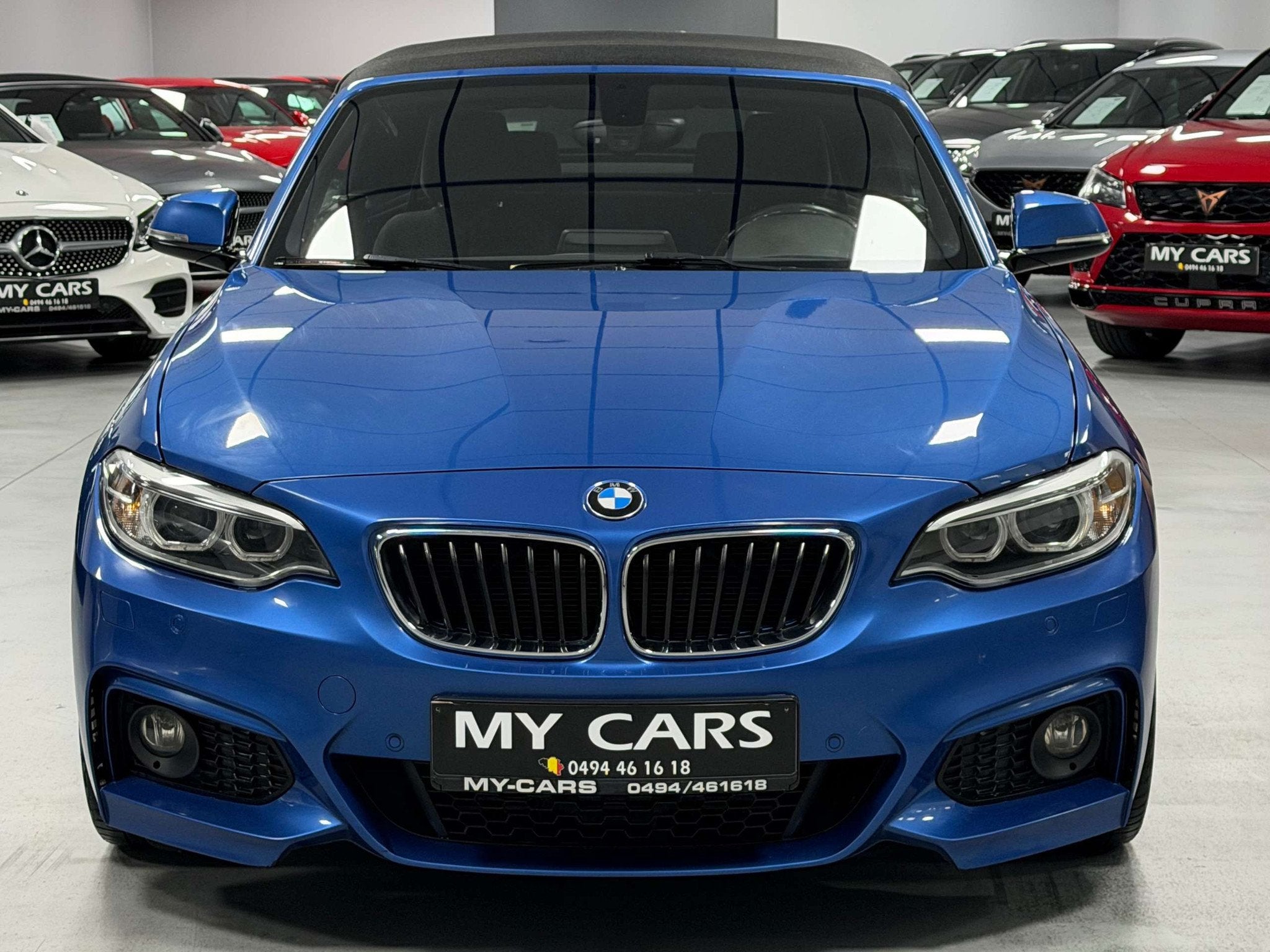 BMW 2 Serie 218 DA 150Cv Cabriolet Pack-M Sport Full Options, Auto's, Automaat, Achterwielaandrijving, 4 cilinders, Blauw