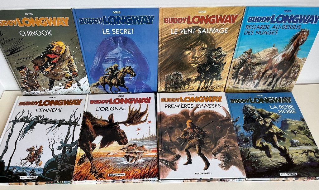 Buddy Longway - T1-T17 - comme neuf, Livres, Envoi, Comme neuf, Derib.