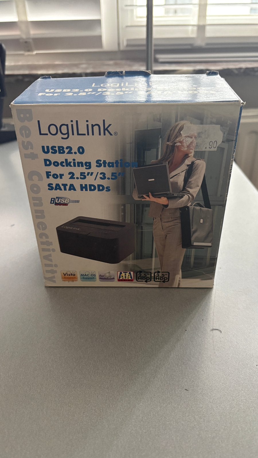 Logilink HDD SATA docking USB2.0, Computers en Software, Harde schijven, Logilink, Ophalen of Verzenden, Zo goed als nieuw, Desktop