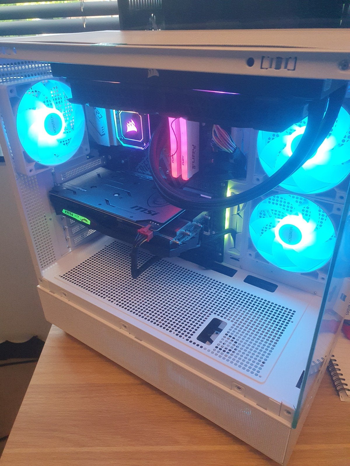 Montech Rx case met i510600k en rtx 2060 super, 256 GB, HDD, Ophalen of Verzenden, Zo goed als nieuw