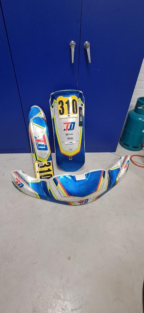 Kart bakkenset wit, Sport en Fitness, Karting, Ophalen of Verzenden, Gebruikt, Onderdelen Kart