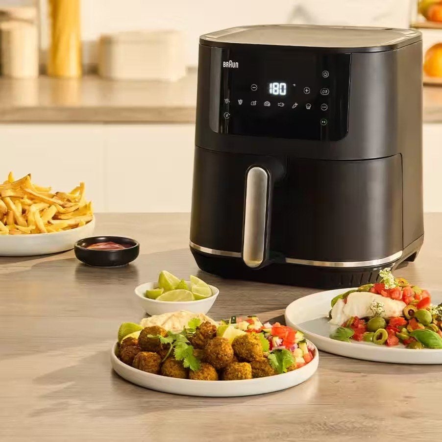 Airfryer - Braun MultiFry 5 - HF 5034 - NIEUW, Electroménager, Enlèvement, Neuf, Friteuse à air XXL, 1500 grammes ou plus