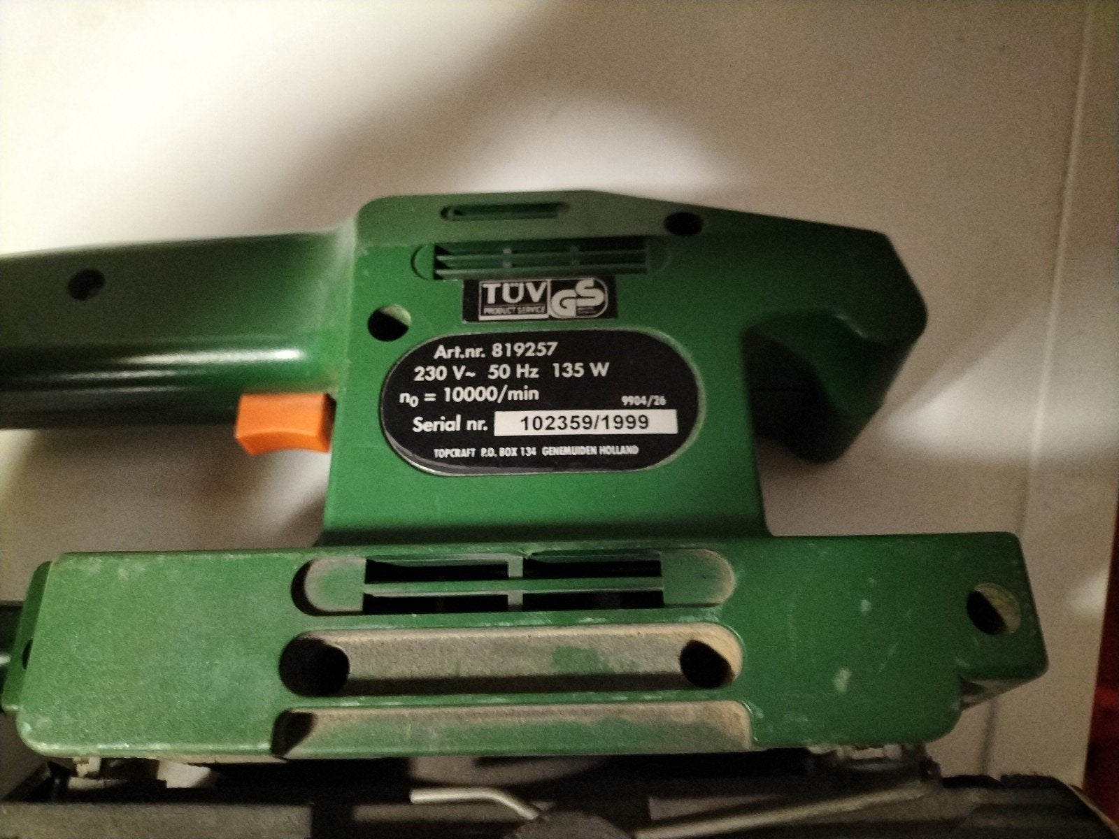 schuurmachine, Bricolage & Construction, Enlèvement, Comme neuf, Moins de 600 watts