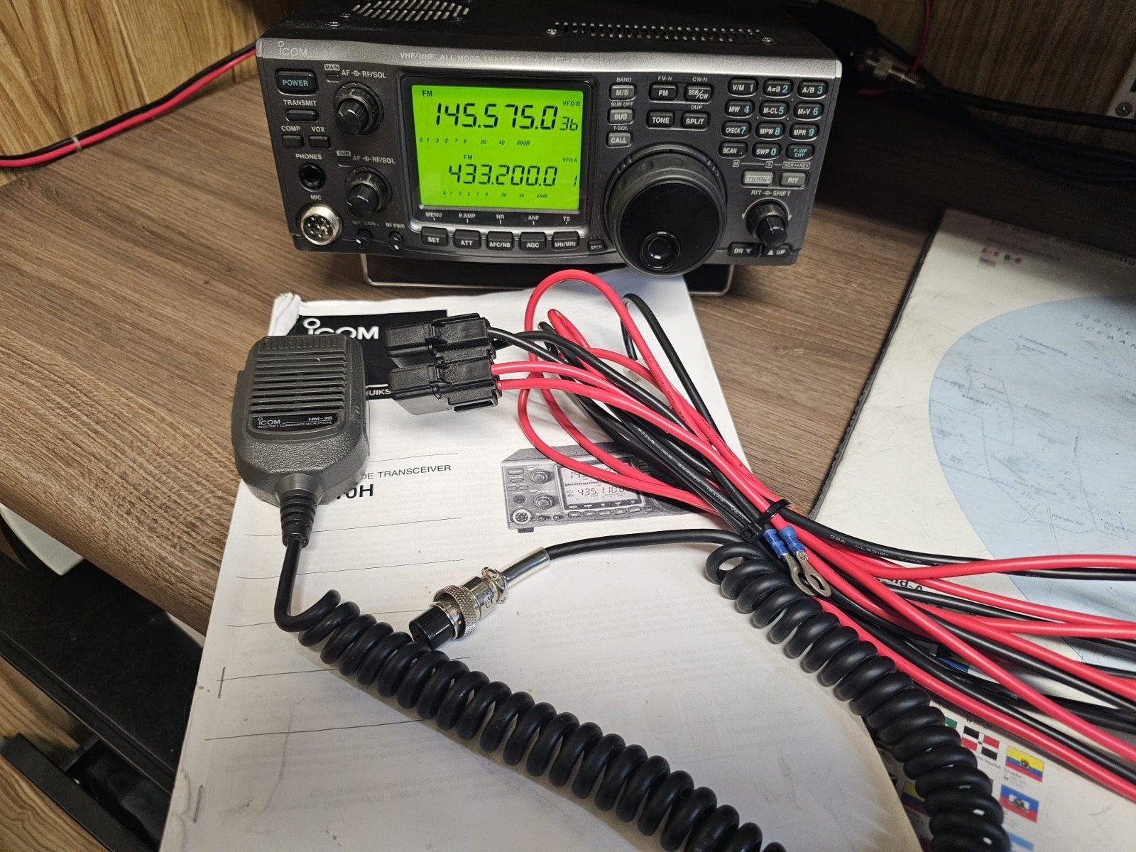 Icom ic 910 H, Ophalen of Verzenden, Gebruikt, Zender en Ontvanger
