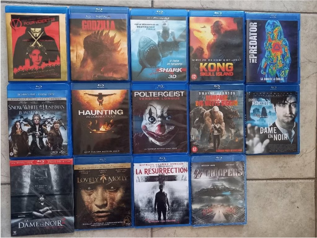 lot 14 blu ray 30€ en état neuf, Cd's en Dvd's, Alle leeftijden, Ophalen of Verzenden, Zo goed als nieuw, Blu-ray