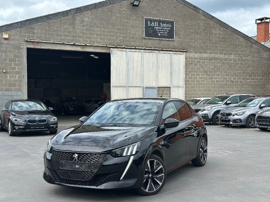 Peugeot 208 208 1.2i PureTech GT Pack Navi/Cam/PDC/Garantie, Auto's, Leder en Stof, Zwart, 5 zetels, 3 cilinders