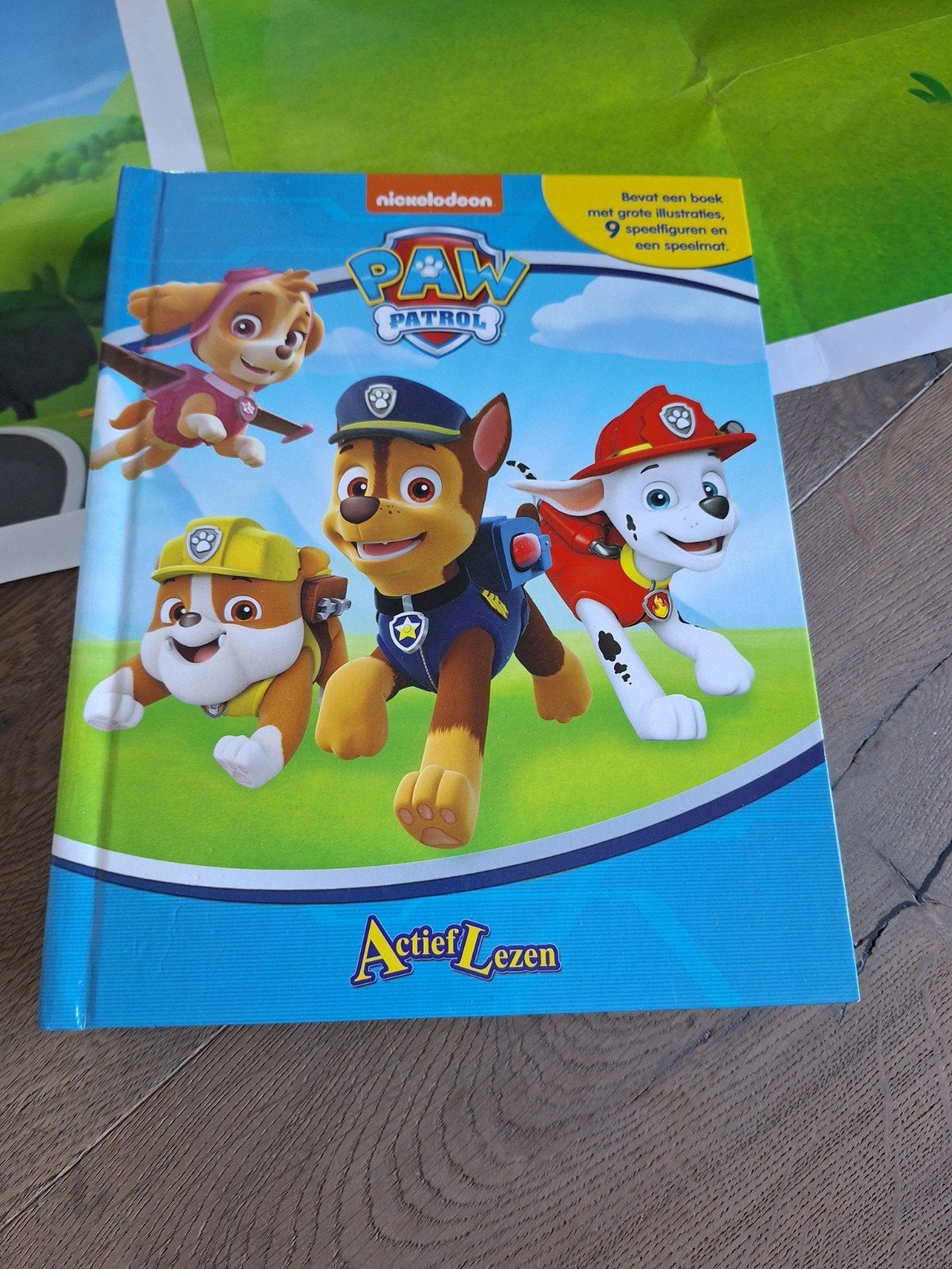 Leesboek Paw Patrol met speelmat en figuurtjes, Boeken, Ophalen