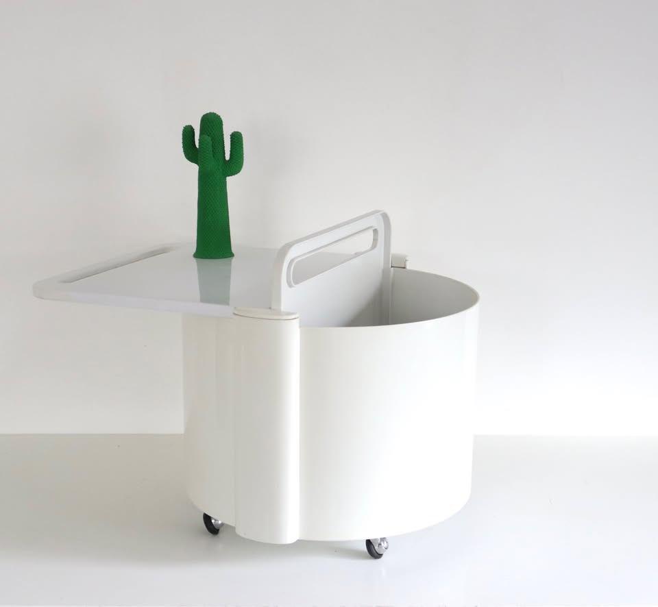 Space Age Bar / Table Livia Castelli / Fain - Vintage Italy, Huis en Inrichting, Ophalen, Zo goed als nieuw