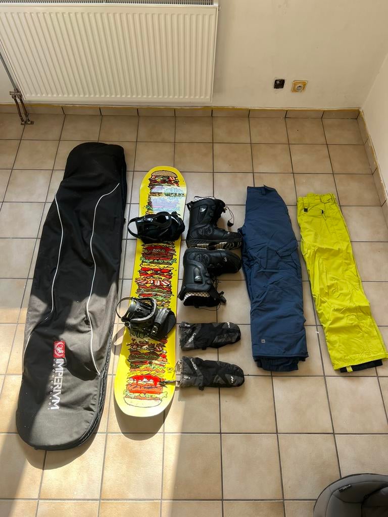 Imperium snowboard + bindingen+…, Ophalen, Gebruikt, Board