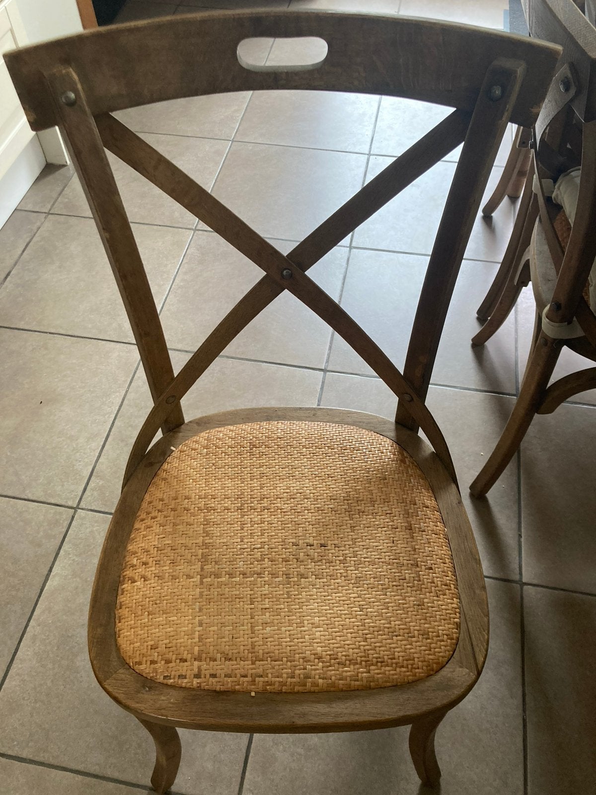 kingsbury tafel met stoelen, Ophalen