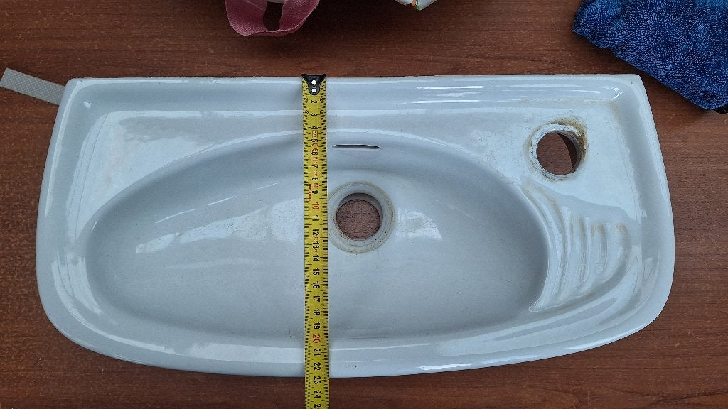 WC Lavabo kleine Lavabo 10 euro, Doe-het-zelf en Bouw, Ophalen, Gebruikt, Steen, Toilet