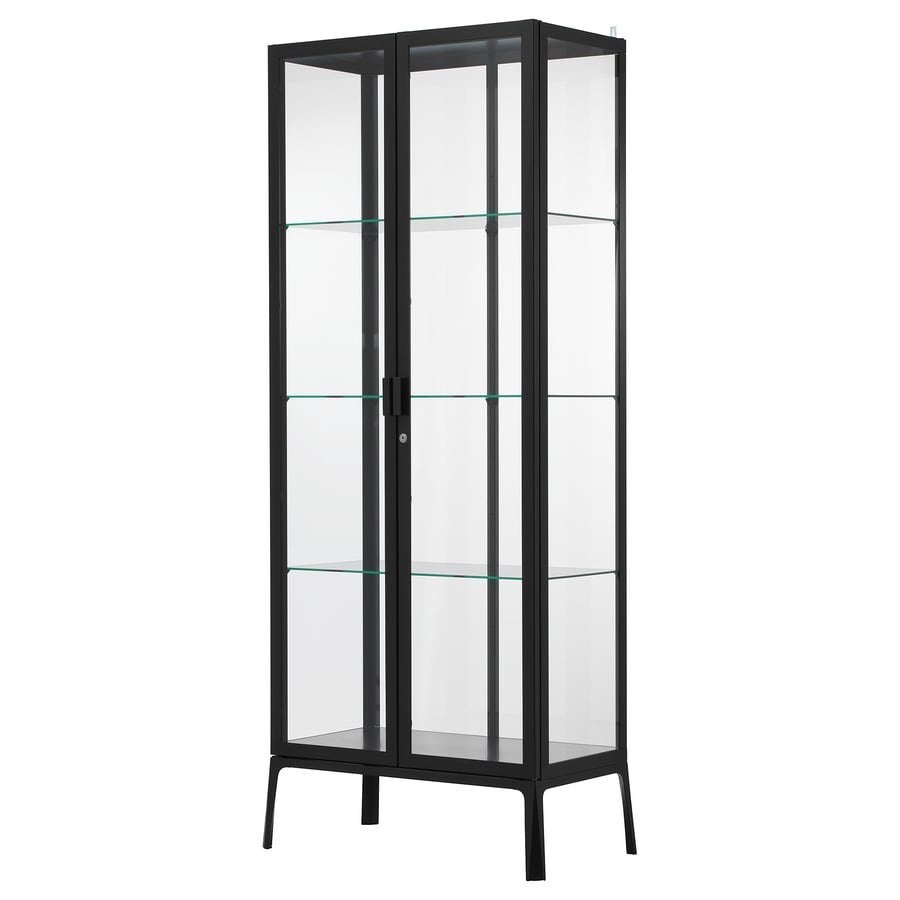 Milsbo Vitrinekast, Huis en Inrichting, Ophalen, Met deur(en), 50 tot 100 cm, Zo goed als nieuw