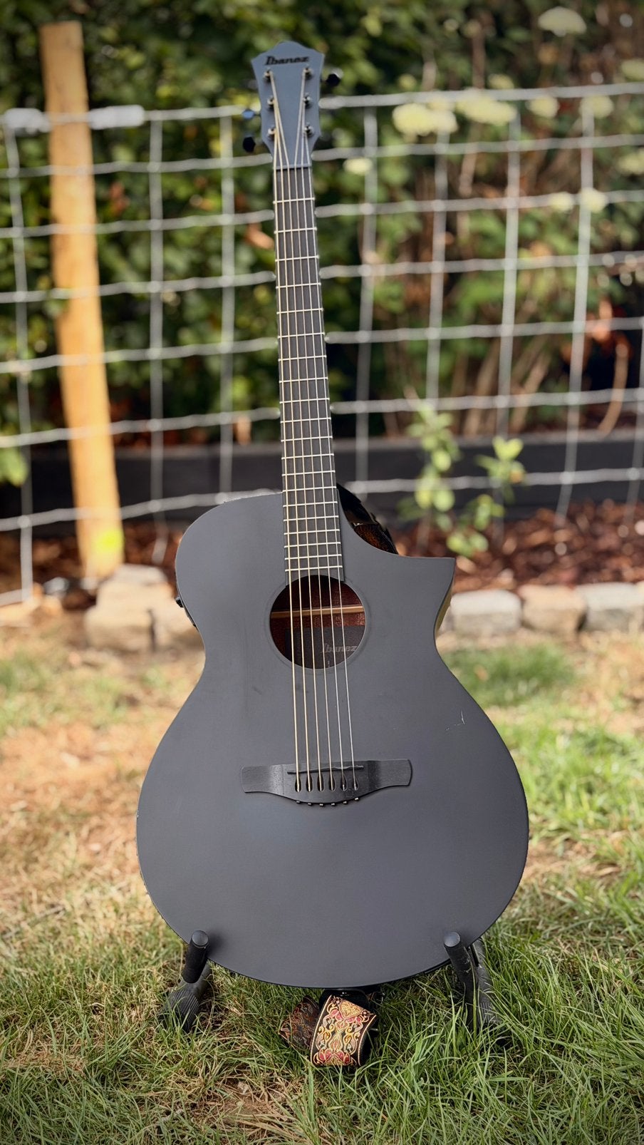 Ibanez AEWC621-BOT Black Out elektro-akoestisch, Ophalen, Zo goed als nieuw