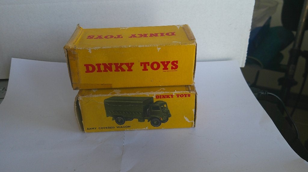 Camions Dinky Toys Military 2 621 et 623, Enlèvement ou Envoi, Utilisé, Bus ou Camion, Dinky Toys