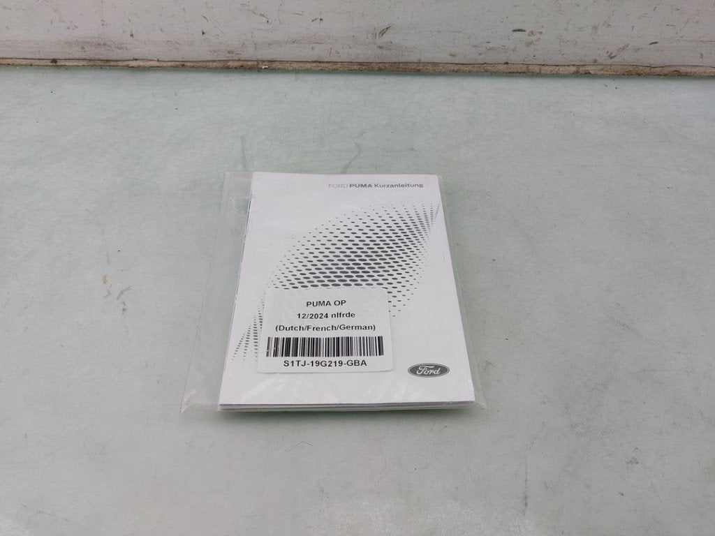 INSTRUKTIEBOEK Ford Puma (01-2019/-) (|S1TJ19G219GBA|), Gebruikt, Henry-Ford-Straße  1
50735  Köln, DE, Ford-Werke GmbH, Kunden@ford.com