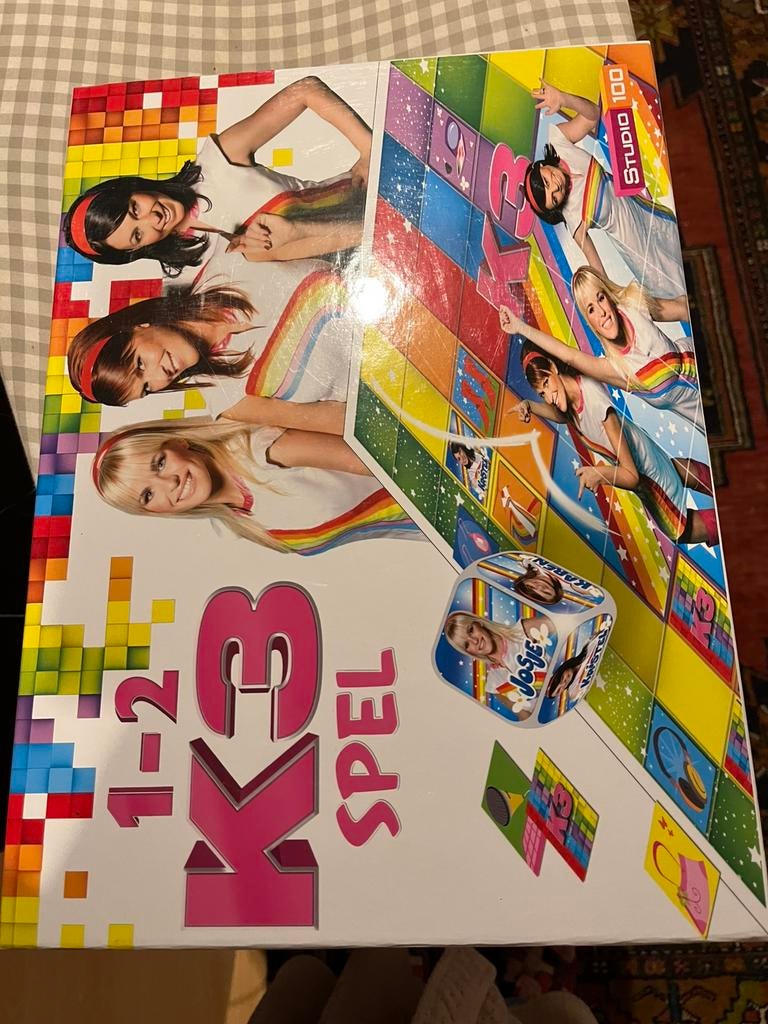 K3 - 1-2 studio 100 bordspel K3, Ophalen, Zo goed als nieuw