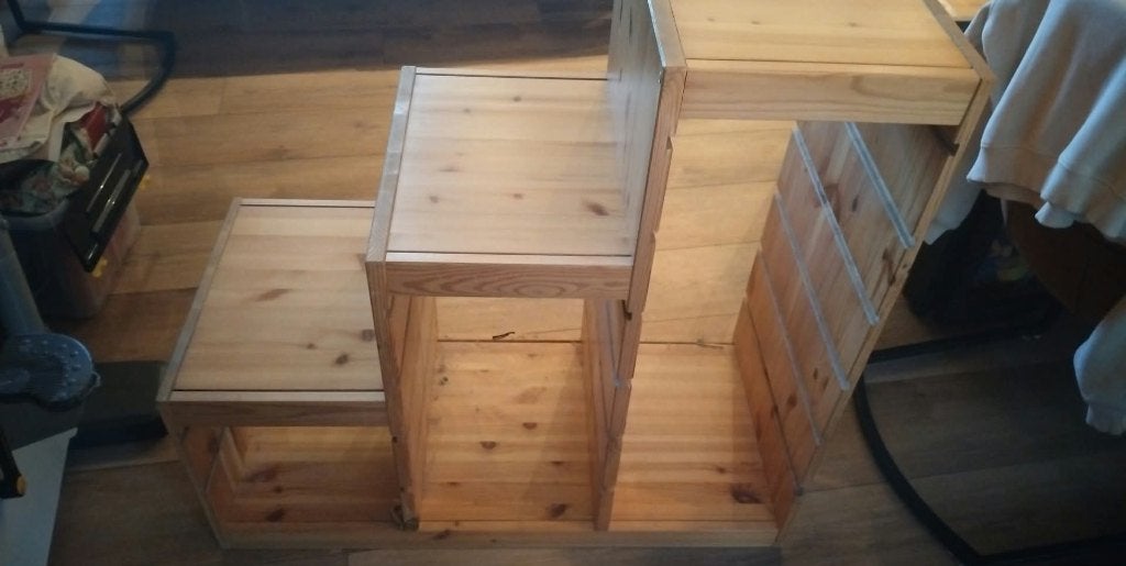 Kast voor ikea bakken (zonder bakken), Huis en Inrichting, Ophalen, Gebruikt