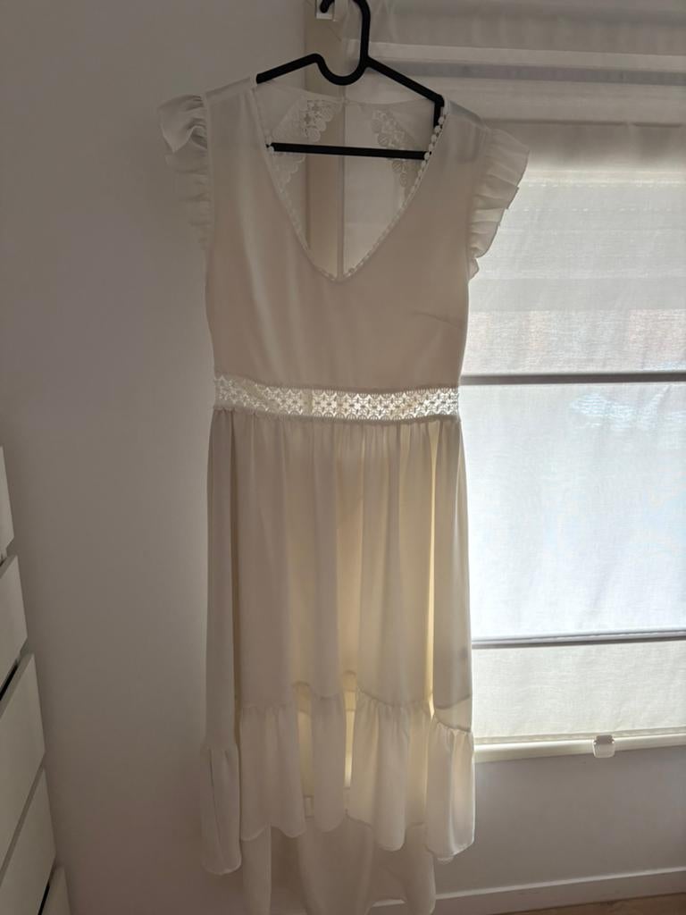 Bohemian trouwkleed maat L, Ophalen, Zo goed als nieuw
