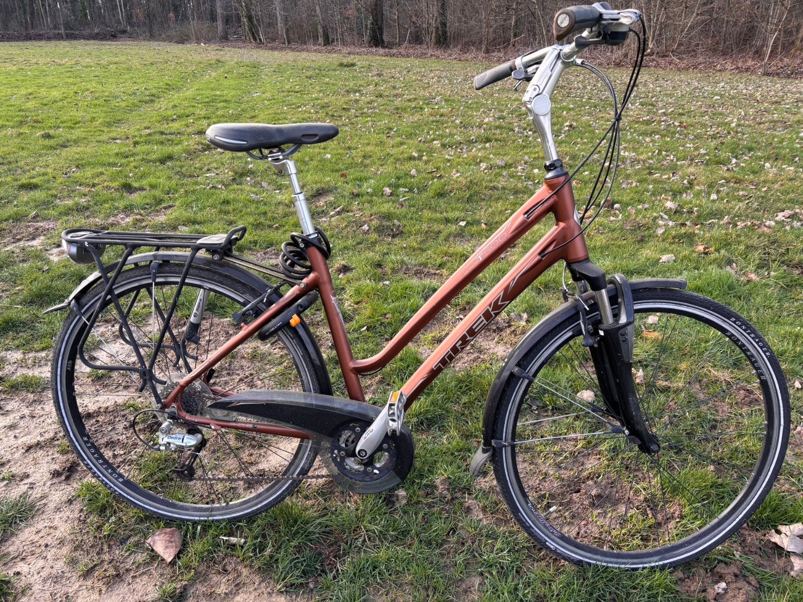 Damesfiets Trek T500, Ophalen