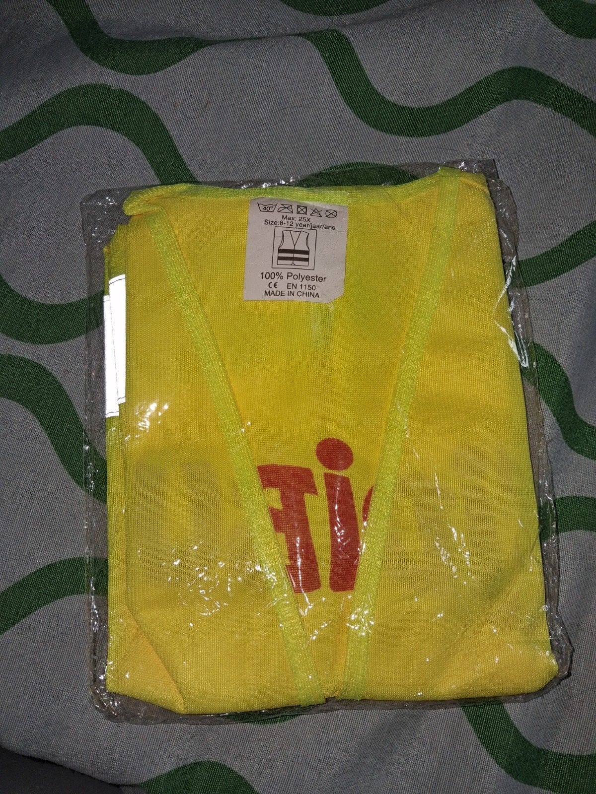 fluo vestje, Ophalen