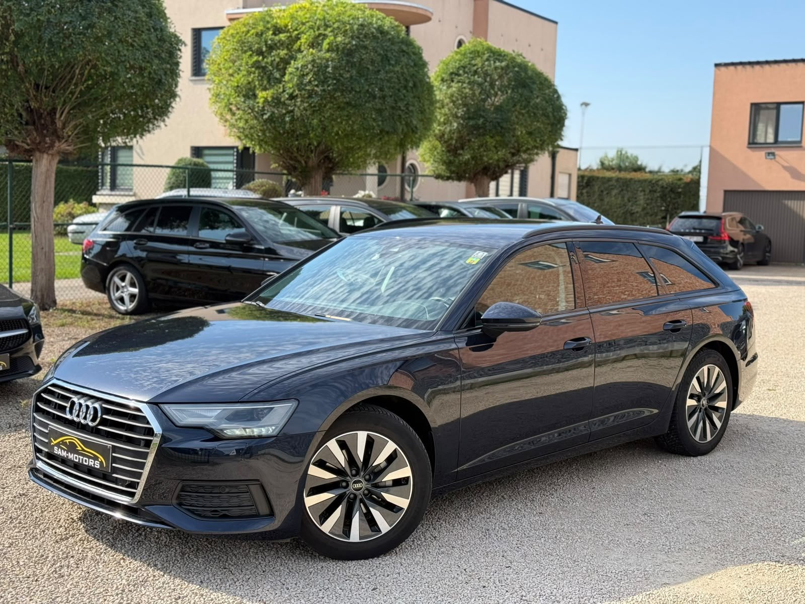 Audi A6 35 TDI S Tronic 80.444km | Carplay | Camera | 1j G., Auto's, 4 cilinders, Blauw, Bedrijf, 5 deurs
