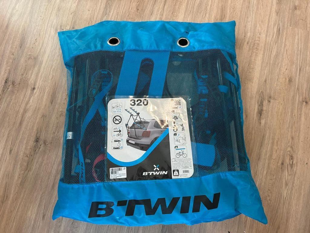 Decathlon B'Twin 320 fietsendrager, Ophalen, 3 fietsen of meer, Zo goed als nieuw, Achterklepdrager