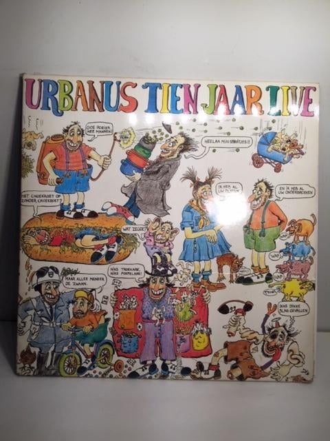 LP - Urbanus - Tien Jaar Live ( 3 x LP Gatefold Vinyl ), Ophalen of Verzenden, Zo goed als nieuw, 12 inch, Overige genres